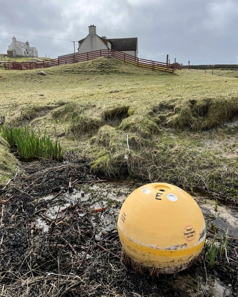 A buoy from Florida floated all the way across the Atlantic Ocean to the Scottish isle of Eriskay.