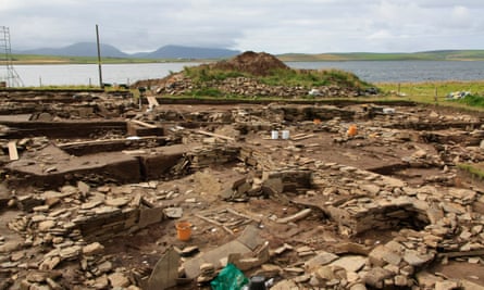 ‘For neolithic stone architecture, Orkney blows everywhere else out of the water’ … the dig at the Ness of Brodgar.