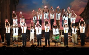 The Book of Mormon on Broadway