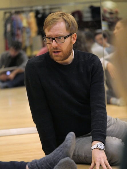 ‘Really good plays pull you into a space where your rational mind is transcended or destabilised’ … Joe Hill-Gibbins in rehearsals for A Midsummer Night’s Dream.