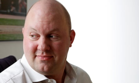 Marc Andreessen, author of The Techno-Optimist Manifesto, and co-founder of the venture capitalist firm Andreessen Horowitz, in 2009.