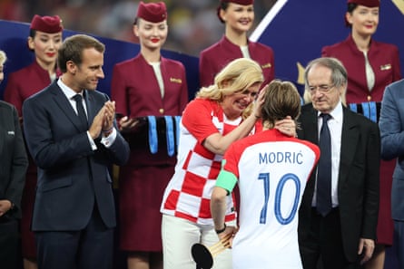Luka Modric was named player of the tournament for his masterful displays in midfield.