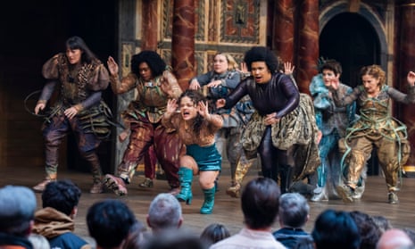 A Midsummer Night's Dream review – giddy shenanigans with a brilliantly  chaotic Puck, Theatre