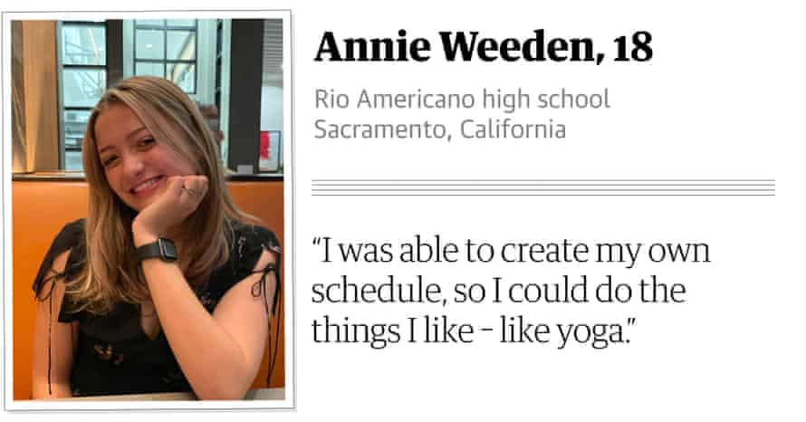 Annie Weeden, 18, Rio Americano High School, Sacramento, California