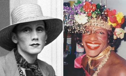 Sylvia Rivera (à esquerda) e Marsha P Johnson (à direita)
