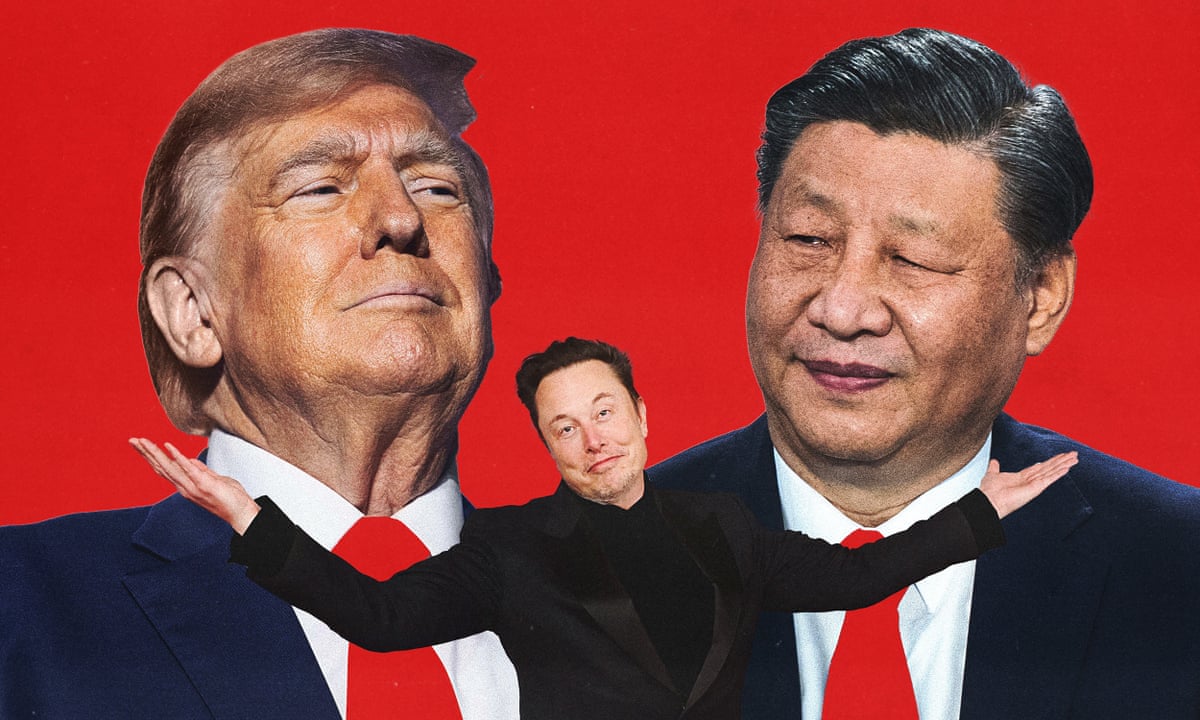 Tesla's path in China clears as Musk courts both Trump and Xi | Elon Musk | The Guardian