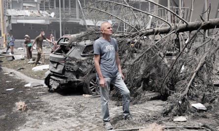 The aftermath of the Russian attack on the Okhmatdyt children’s hospital in Kyiv
