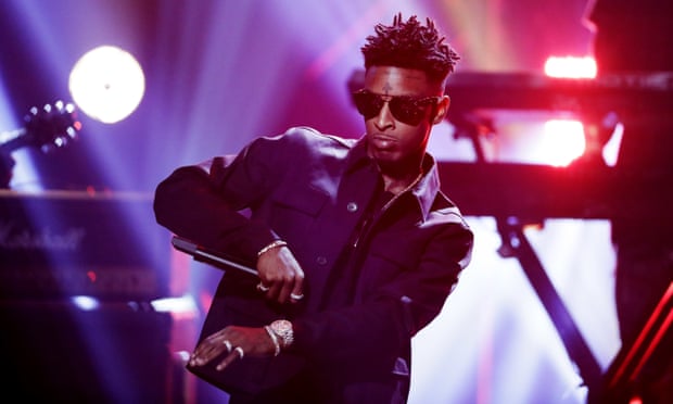 21 Savage, a rapper from Atlanta, sparked the trend by posting videos that called for people to use paintballs instead of guns.