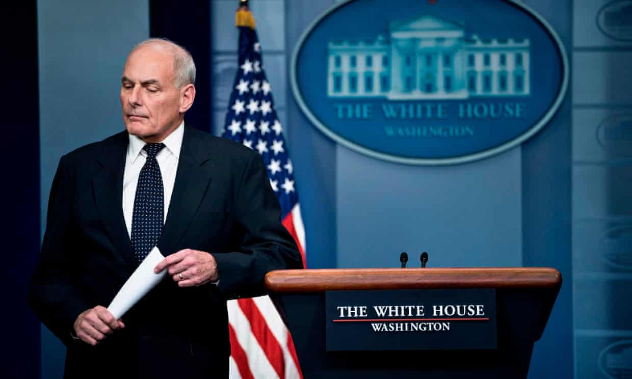 John Kelly said he was ‘broken-hearted’ by the politicization of fallen troops. 