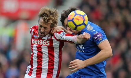 It is a sign of Stoke problems that Peter Crouch, left, is their leading scorer aged 36 and despite not getting a regular start.