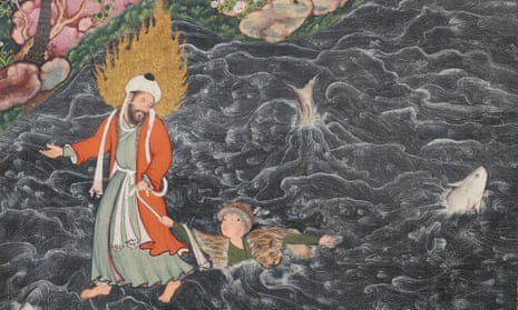 A detail from The Hamzanama (c 1558–73, India) in the new Albukhary Foundation Gallery of the Islamic World.