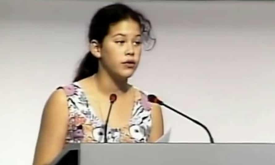 Severn Cullis-Suzuki at the 1992 Earth Summit