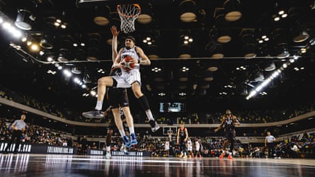 London Lions in action against Manchester Basketball in February.