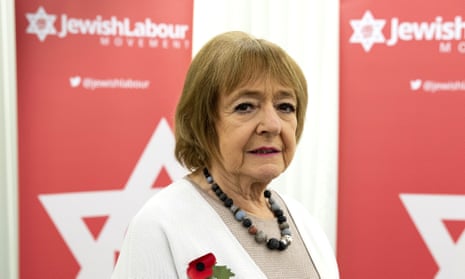 Dame Margaret Hodge MP at a press conference on antisemitism in the Labour party