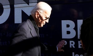 Joe Biden campaigning in Somersworth, New Hampshire.