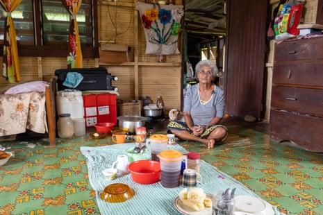 Sera Naidrua, pictured at her home in the new Vunidogoloa village.