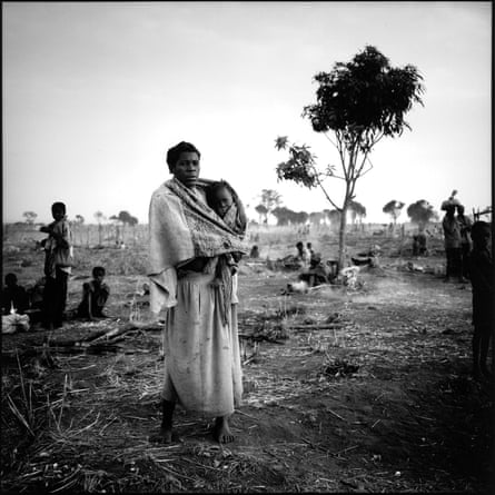 Mother and child at a refugee camp near Cuemba Angola.