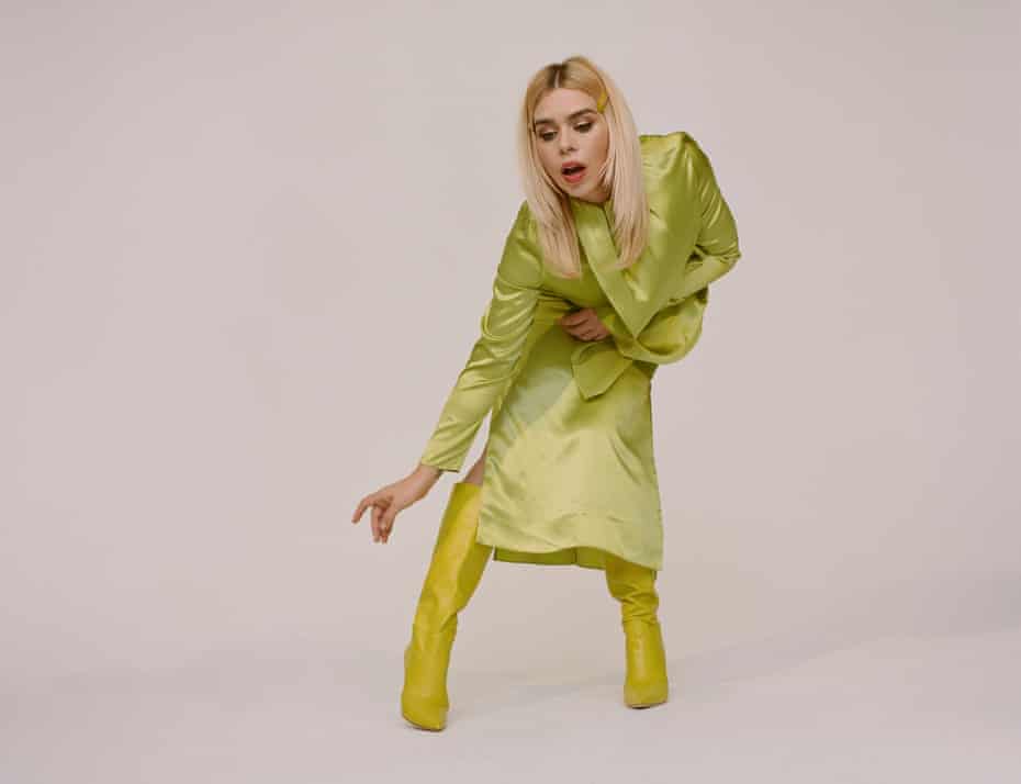 Billie wears dress, by Dodo Bar Or, from matchesfashion.com. Boots, gianvitorossi.com. Photograph: Paul Farrell/The Guardian. Styling: Melanie Wilkinson. Stylist’s assistant: Peter Bevan. Hair: Halley Brisker at the Wall Group. Makeup: Sarah Jane Wai O’Flynn.