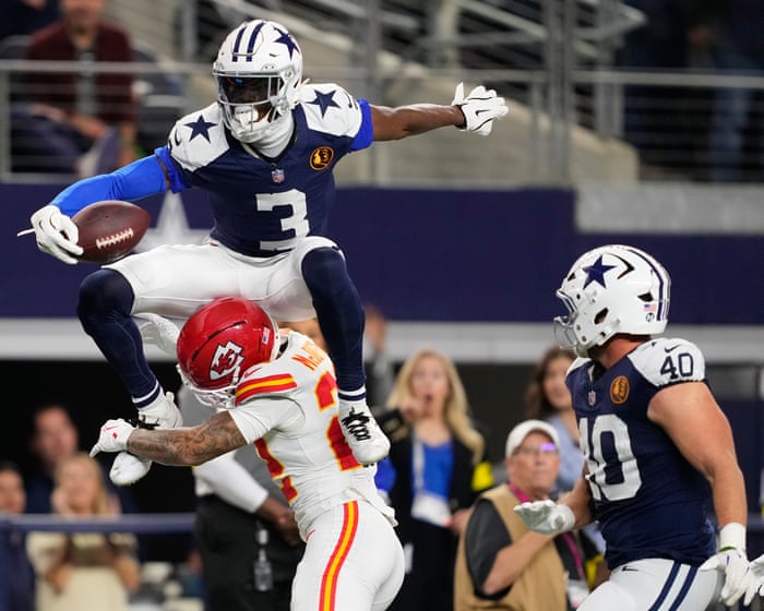 NFL on Thanksgiving: Cowboys 31-28 Chiefs, Lions 24-31 Packers – as it happened