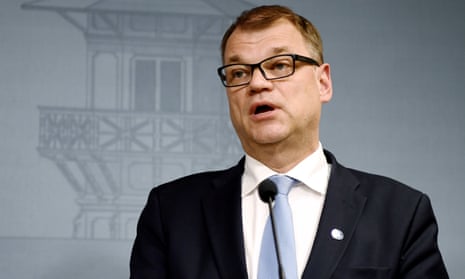 Juha Sipila, the Finnish prime minister