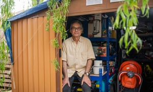 Stuffed with stuff ... Maurice Herson at Oxford’s library of things. Photograph: Alecsandra Raluca Dragoi/The Guardian