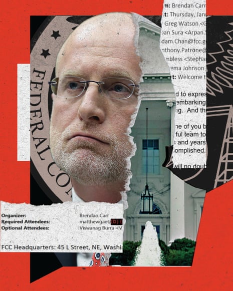Collage of man and internal files