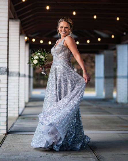 Kate wearing her silver wedding dress