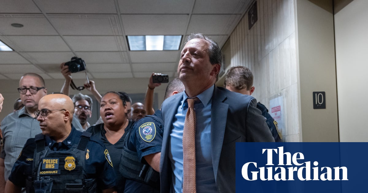 Federal officers heroically neutralize the grave national security threat of an elected official sitting on the floor while ICE violates a court order down the hall.