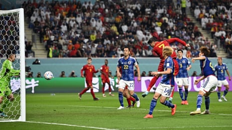 Alvaro Morata nods home the first goal of the contest.