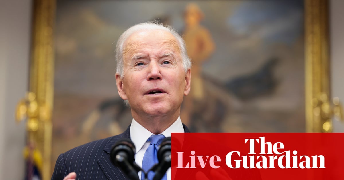 joe biden says omicron covid variant a cause for concern not panic as it happened us news the guardian
