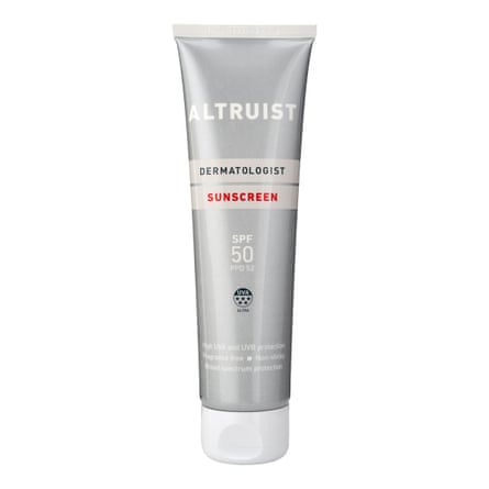 Altruist Sunscreen100ml SPF50 tube front