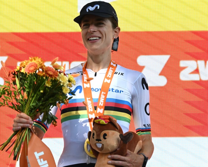 Tour de France Femmes: Reusser storms to stage four time trial victory to take yellow jersey – live reaction — image supplied by The Guardian Sport's feed