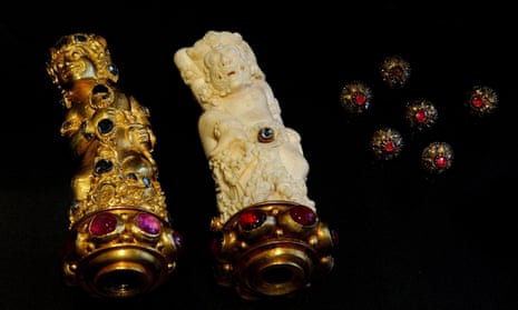 Items from the Lombok treasure, looted by Dutch troops from a Balinese royal palace.