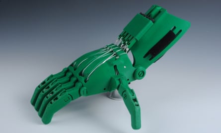 A Cyborg Beast prosthetic hand.