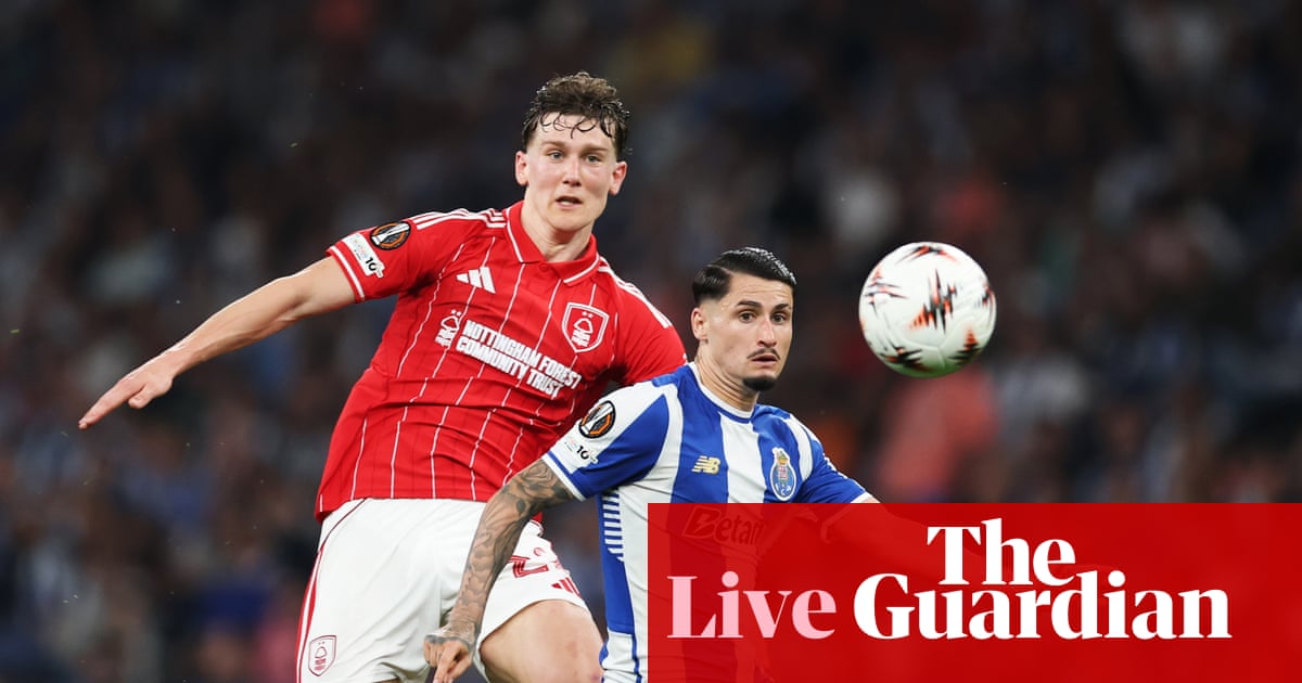 Porto v Nottingham Forest: Europa League quarter-final, first leg – live
