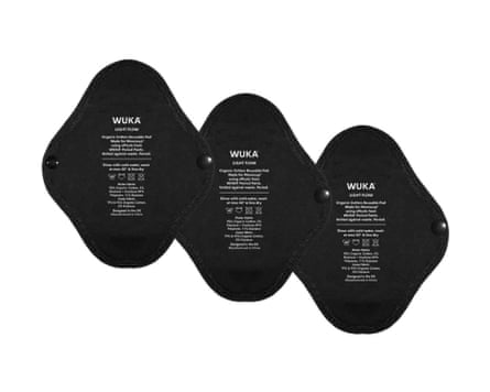WUKA Reusable Panty Liners Light – 3 Pack