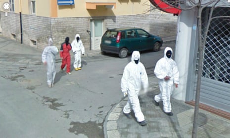 Via Guglielmo Marconi, Grottaglie, Puglia, Italy, 2013, from Jon Rafman’s Google Street View show.