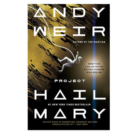 A photo of the cover of The Project Hail Mary novel