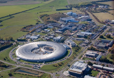 An aerial photograph of the Harwell Science and Innovation Campus.