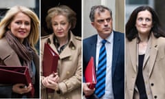 Esther McVey, Andrea Leadsom, Julian Smith, and Theresa Villers.