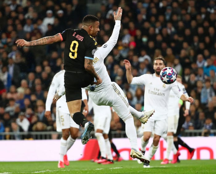 Real Madrid 1 2 Manchester City Champions League Last 16 First Leg As It Happened Football The Guardian