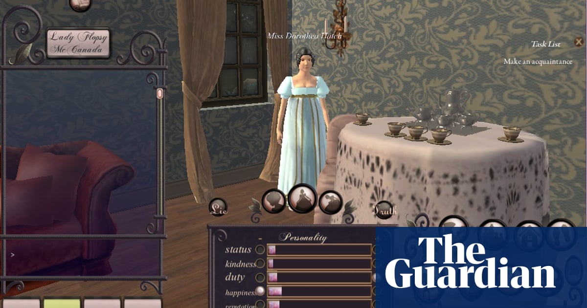 Where's the curtsy button? I testdrive the online Jane Austen role