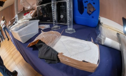 Some of the material seized during an operation.