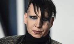 Marilyn Manson pictured in 2020 in Beverly Hills, California.