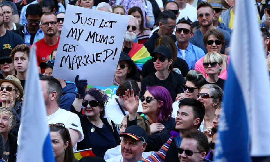 Rally for marriage equality, 10 September 2017, Sydney, Australia