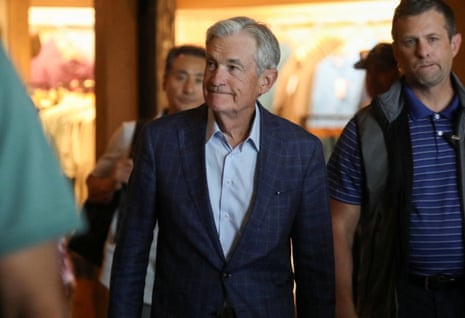 Federal Reserve Chairman Jerome Powell attends the Federal Reserve Bank of Kansas City's 2025 Jackson Hole economic symposium.