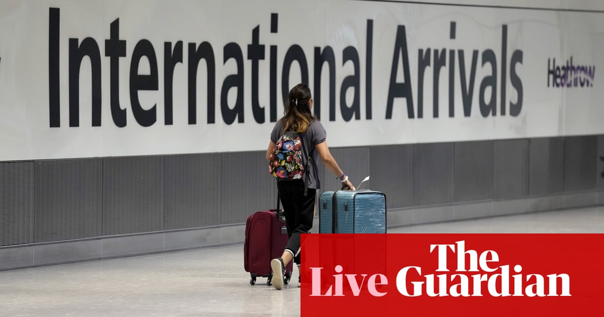 Coronavirus live: UK government aims to replace PCR tests with lateral flow tests for international travel | World news | The Guardian