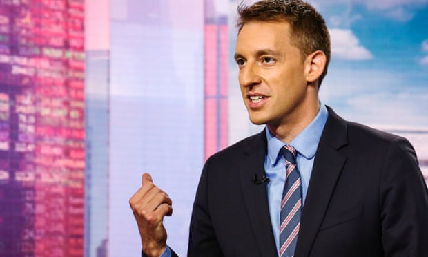 Jason Kander, then a mayoral candidate for Kansas City, in August 2018, shortly before he checked into a veterans medical center for treatment.