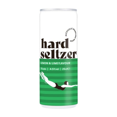 Can of M&S Hard Seltzer Lemon & Lime.
