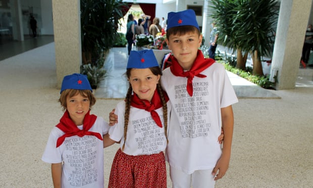 Children dressed up as